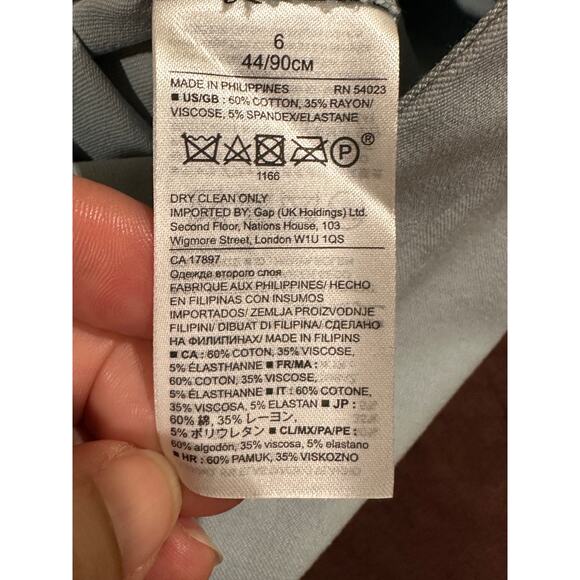 Banana Republic Women's Light Blue Dressy Pencil Skirt Size 6 NWT Stretchy - Picture 11 of 11